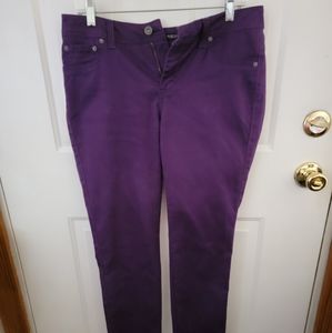 Roz & Ali purple jeans size 8